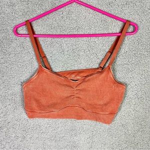 Offline by Aerie Recharge Least Support Ribbed Sports Bra Large Athleisure